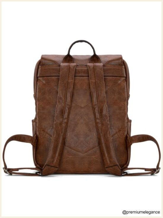 Laptop Backpack with USB Charging Port, Vintage Travel Work College Bookbag main image 4